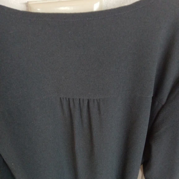 Merona black open v-neck black dress - Picture 8 of 13